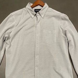 Bonobos Grey Casual Button Up Shirt Medium